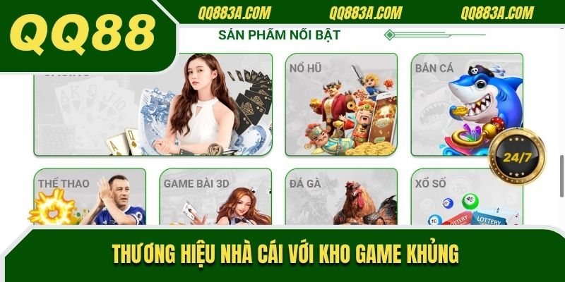 Thương hiệu nhà cái với kho game khủng